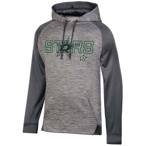 NHL Dallas Stars Men's Gray Performance Hooded Sweatshirt - 1 of 3