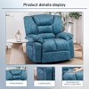 Modern Upholstered Accent Chair, Reclining Accent Chair with Massage and Heat, Accent Chair Suitable For Living Room,Office-Cuddlewood - 3 of 4