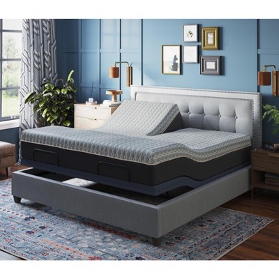 Christopher Knight Home Jeff Split Top 12" Copper Lux Hybrid Memory Foam Mattress with CertiPurUS® Certified Comfort Layers