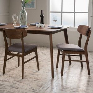 GDFStudio Alexis Modern Fabric Upholstered Dining Chairs (Set of 2) - 1 of 4