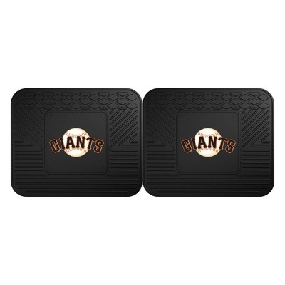 MLB San Francisco Giants Vinyl Utility Mat Set - 2pc