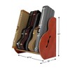 A&S Crafted Products Studio Deluxe Special-Edition Guitar Case Rack Mahogany Short Size (5-7 Cases) - 3 of 4