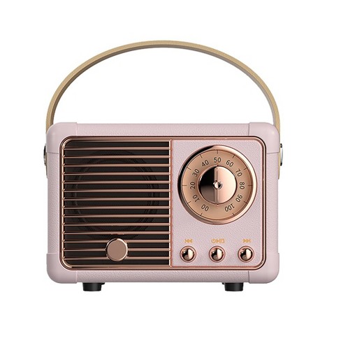 Radio Nisuta Am Fm Portatil Bluetooth Vintage Parlante Usb Celeste