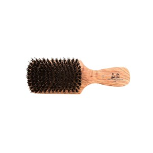 Bass Brushes - Men's Hair Brush Wave Brush 100% Pure Premium  Natural Boar Bristle SOFT Genuine Natural Wood Handle Classic Club/Wave Style Oak Wood - 1 of 4