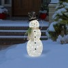 Philips LED White Glitter String Christmas Novelty Sculpture Snowman Pure White Twinkle - 2 of 4