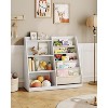 SUGIFT 4-Tier Kids Bookshelf and Toy Storage Organizer, White - 2 of 4