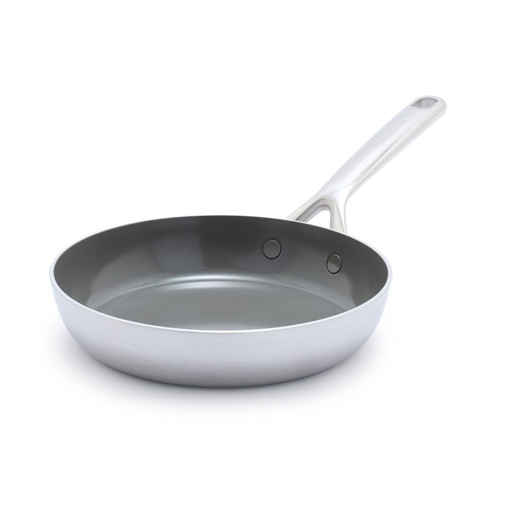 Photos - Pan Green Pan GreenPan GP5 Stainless Steel 5-PLY Healthy Ceramic Nonstick 8" Open Fry Pa 