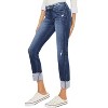 Women's Mid Rise Slim Straight Leg Jeans - KanCan - image 3 of 4