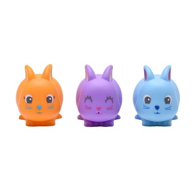 Bluey Bath Squirters - Paquete de 3, multicolor, pequeño