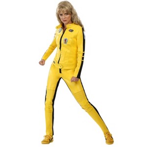 HalloweenCostumes.com Women's Kill Bill Beatrix Kiddo Motorcycle Suit Halloween Costume | Kill Bill Costumes - 1 of 4
