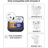 HTUTWOO Airpods 4 Case Cover Vintage Cassette Tape with Lanyard for Men & Women, Wireless Charge Support with Magsafe - 4 of 4
