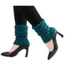 INSPIRE CHIC Women's Knitted Solid Color Warm Knee High Length Ribbed Leg Warmers - 3 of 4
