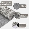 Acekool 8x10 Vintage Grey Washable Area Rug, Distressed Medallion Non-Slip Stain Resistant Carpet for Living Room, Bedroom, Home Decor - 3 of 4