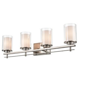 Millennium Lighting Huderson 4 - Light Vanity in  Brushed Nickel - 1 of 1