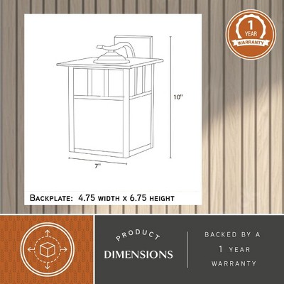 Vaxcel Mission 1 - Light Sconce in  Burnished Bronze