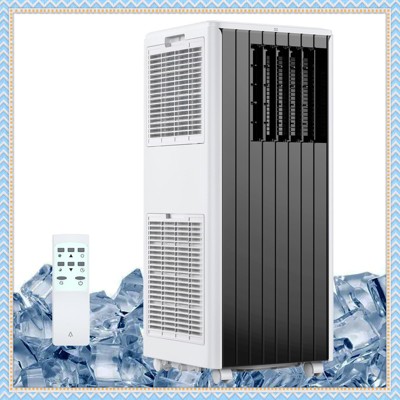 8000 BTU Portable Air Conditioner, 3-in-1 AC with Dehumidifier & Fan, for Rooms up to 350 Sq.Ft, with Remote & Window Kit