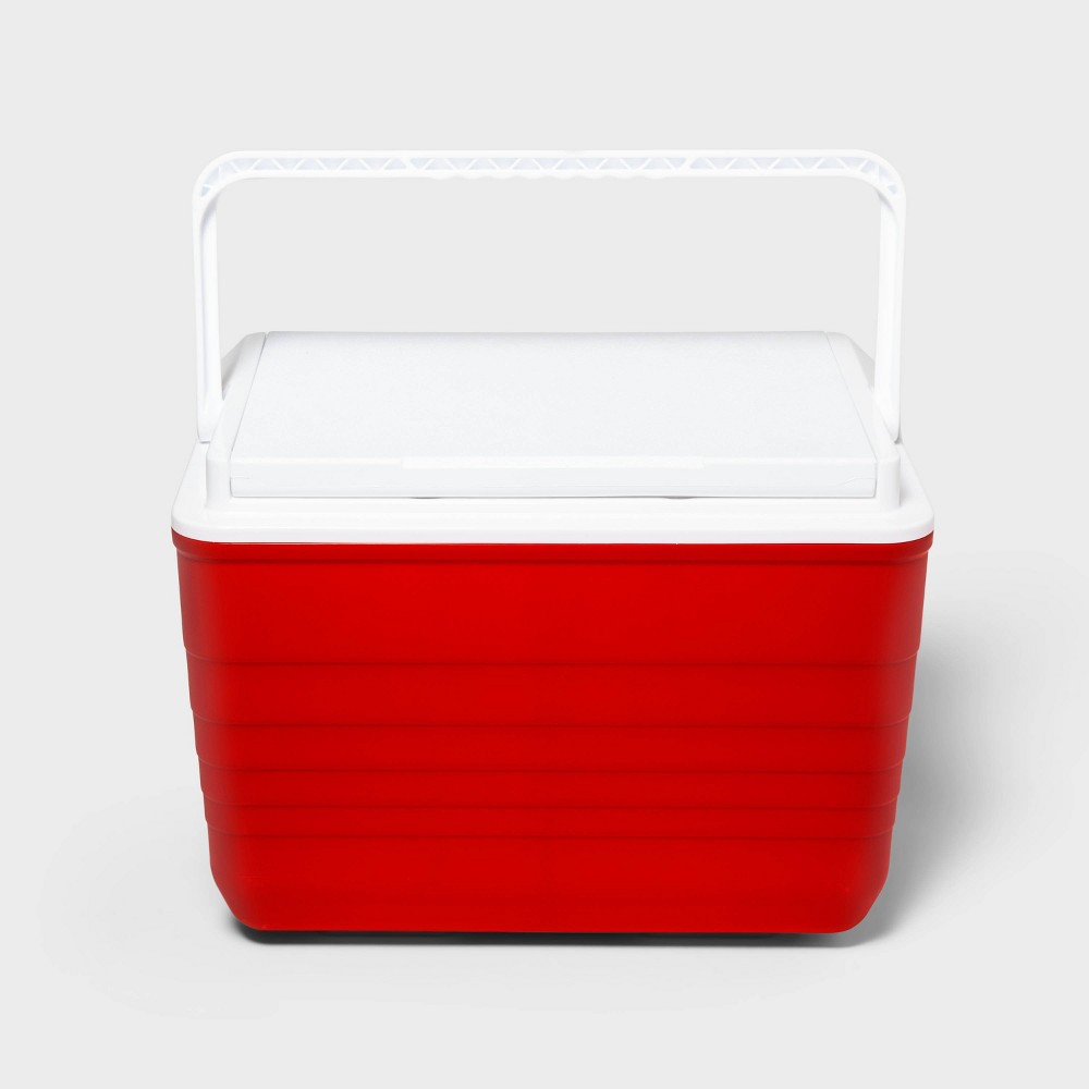 Hardside Cooler 12 Cans/10qt Red - Sun Squad™