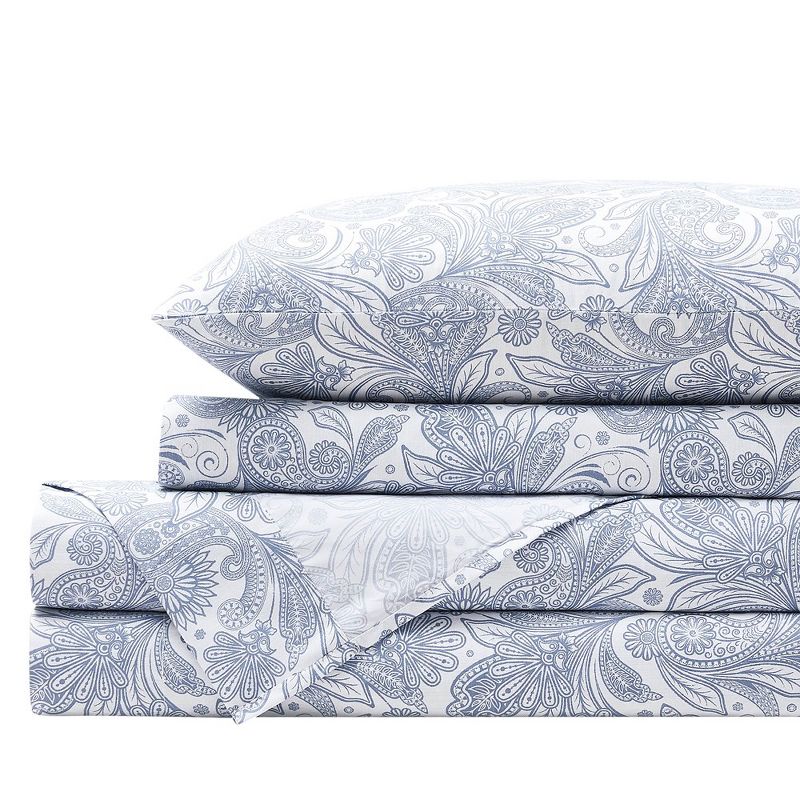Southshore Fine Living Perfect Paisley Easy Care wrinkle resistant Microfiber ultra-soft Sheet Set, 5 of 8