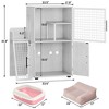 Modern Villa Litter Box Enclosure with Platform, Double Layer Hidden Furniture - 2 of 4