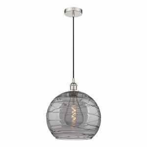 Athens Deco Swirl - 1 Light Pendant In Industrial Style-15.88 Inches Tall and 13 Inches Wide - 1 of 1