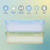 Ello Snap and Nest 2pk Plastic Meal Prep Gallon Food Storage Container Set - 3 of 4