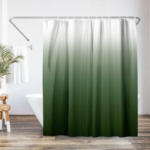 Americanflat 71x74 Ombre Pattern Shower Curtain - Water Resistant Shower Curtain - Polyester Fabric - 1 of 4