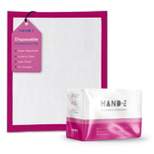 Hand-E Pink Disposable Underpads, Leak proof Incontinence Bed Pads, 17" x 24"
