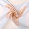INSPIRE CHIC Women's Stripes Printed Square Satin Neck Scarves 1Pc - 4 of 4