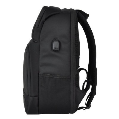 RadioShack Black/Gray 15.6" Laptop Backpack With Multiple Compartments — фото 3