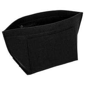 Unique Bargains Felt Makeup Bags and Organizers Multiple Compartments Purse Insert - 1 of 4