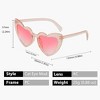 Anna-Kaci Active Women's Vibrant Heart-Shaped Fashion Sunglasses UV400 Protection - 4 of 4