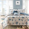 Rockaway Reversible Quilted Coverlet Set Blue - Madison Park - image 2 of 4