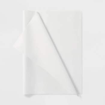 Sprigged Silk Tissue Paper in White - 4 Sheets Included – Caspari