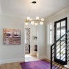 LLHZSY 8-Light Modern Sputnik Cluster Pendant Wagon Wheel Glass Globe Bubble Chandelier - 3 of 4