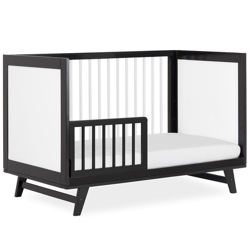 Dream On Me Carter 5-in-1 Full Size Convertible Crib, Black And White, 4 of 9