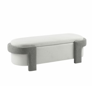 NicBex Storage Ottoman Bench for Bedroom,20 Inch Wide Storage Bench with Adjustable Shelves,Ottoman for Living Room,Bedroom,Entryway - 1 of 4
