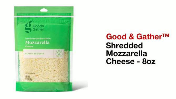 Shredded Mozzarella Cheese - 8oz - Good & Gather&#8482;, 2 of 5, play video