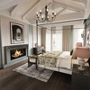 Famapy Gloss Dresser with Marble Accents 6 Drawers Storage Cabinet for Bedroom, Living Room, and Kitchen - 3 of 4