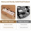 Farmhouse Style 5-Dresser for Bedroom, 45.2" High Dresser with Vertical Drawers, Freestanding Storage Cabinet, Bedroom Wooden Wardrobe Storage - 3 of 4
