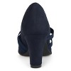 Journee Collection Women's Loren Comfort Insole Medium and Wide Width Round Toe Mid Block Heel Pumps - 3 of 4