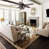 Parrot Uncle 52" Modern Black Ceiling Fan with Lights and Remote Control for Living Room Dining Room - 2 of 4