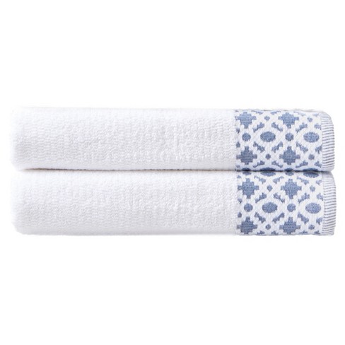 Turkish Cotton Bath Towel Set Light Blue : Target