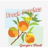 Natural World Fresh Peaches Long Sleeve Adult Hooded Sweatshirt - 2 of 2