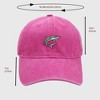 Anna-Kaci Women's Vintage Washed Baseball Cap with Shark Embroidery - 4 of 4