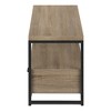 48" Wood-Look TV Stand with Metal Frame, Dual Drawers, and Open Concept Shelves for Living Room - 3 of 4