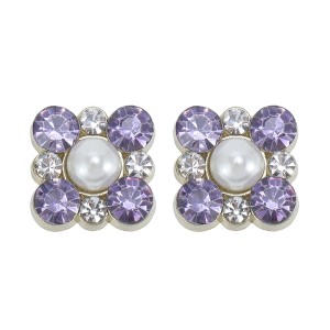 Unique Bargains One Faux Pearl Rhinestone Candied Haws Shape Shoelace Charms 1 Pair - 1 of 4