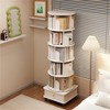 YONWAY Multi-Tier Rotating Bookshelf Tower, 360° Display Round Spinning Bookshelf, Space-Saving for Bedroom, Living Room, Home - 4 of 4