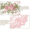 Unique Bargains Retro Lace Embroidered Polyester Placemat 2 Pcs - 3 of 4