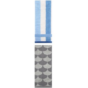 REGALWOVEN Geometric Cotton Soft Absorbent Decorative Hand Towel Set for Bathroom 13" x 29" 2 Pcs - 1 of 4