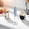Peach Street Powerful Handheld Milk Frother, Mini Frother Wand, Battery Operated Stainless Steel Mixer, With Stand. for Milk, Latte - 2 of 4